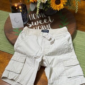 Chaps Kids Cream Cargo Shorts